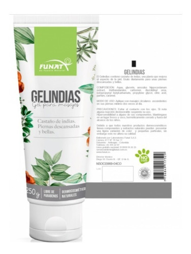 Gel Indias Gel Para Masajes 250 G