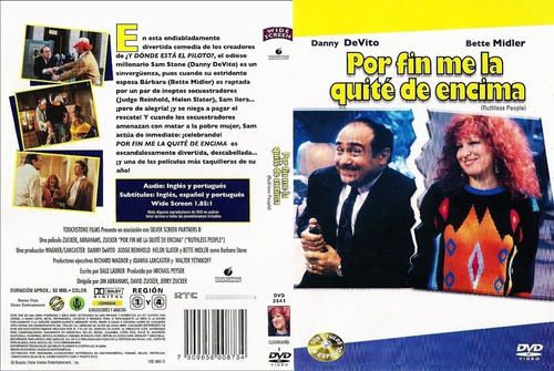 Por Fin Me La Quité De Encima - Bette Midler - Dvd