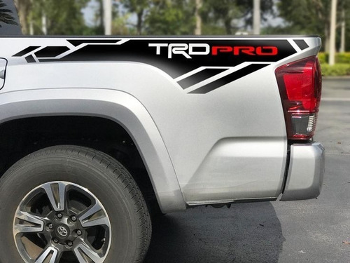 Kit Vinil Sticker Estampado Calca Camioneta Tacoma Trd Sport