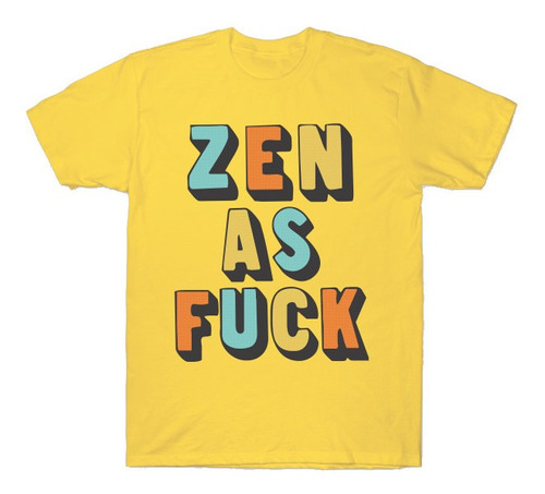 Playera Camiseta Zen Budismo Japones Mahyna Ask Letras