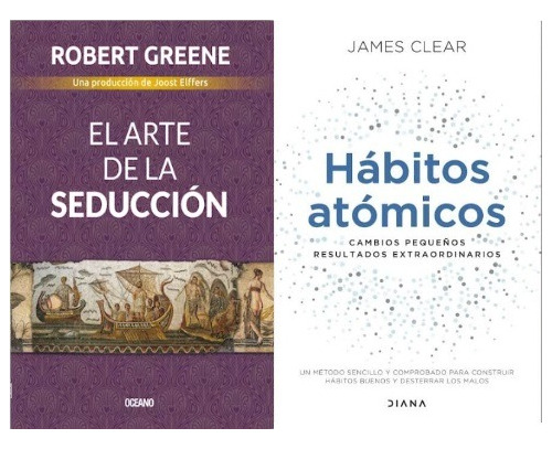 Hábitos Atomicos+el Arte De La Seducción+libro De Regalo