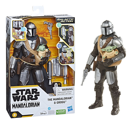 The Mandalorian Y Grogu Hasbro Frases En Español Articulado