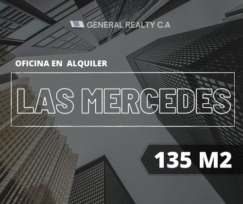 Oficina En Alquiler 135 M2 / Las Mercedes - Obra Gris 