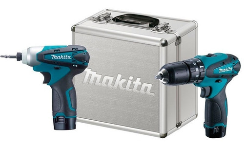 Furadeira Parafusadeira Makita Combo Dk1493 + Acessórios