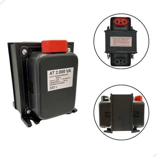 Auto Transformador 2000va Energia 110 Para 220 220 Para 110