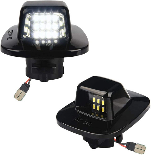 Mbuydiy Conjunto De Lámpara Led Para Matrícula Compatible Co