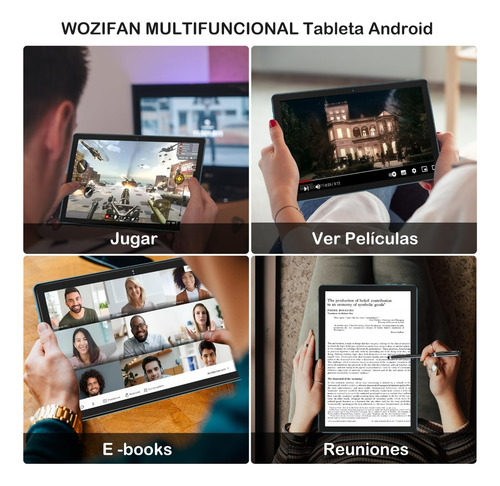 Tablet 10.1 Wozifan Android 13 16(8+8)+128gb Keyboards+mouse