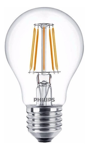 Pack X 4 Lampara Led Vintage Classic Filamento 6w Philips