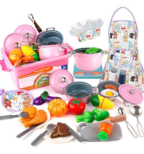 Accesorios De Juguete De Cocina Para Niños, Juego