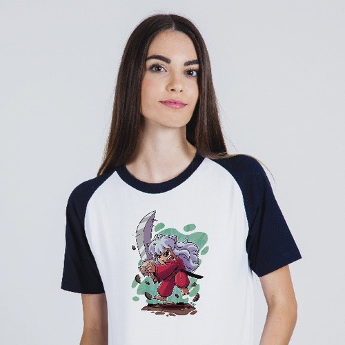 Imagen 2 de 7 de Anime Inuyasha - Remera - Ranglan / Modal