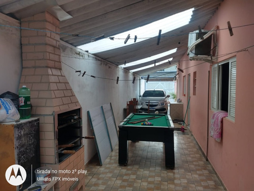 Imagem 2 de 13 de Casa Na Praia, No Bairro Savoy 2 Em Itanhaém, Área Gourmet Com Churrasqueira