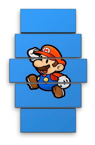 Cuadro Decorativo Moderno Gamers Mario Bros Jd-0243 M