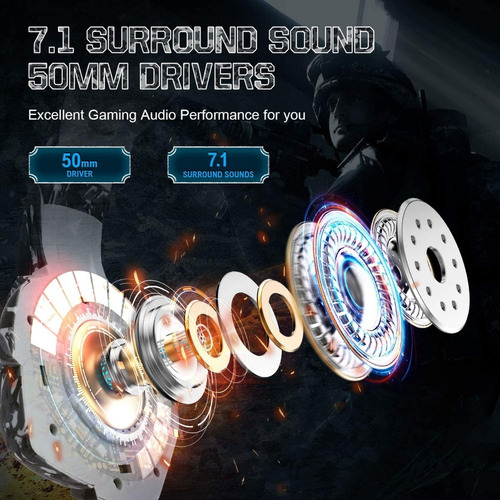 Auriculares Diadema Gaming Onikuma Para Xbox One / Ps4 / Pc