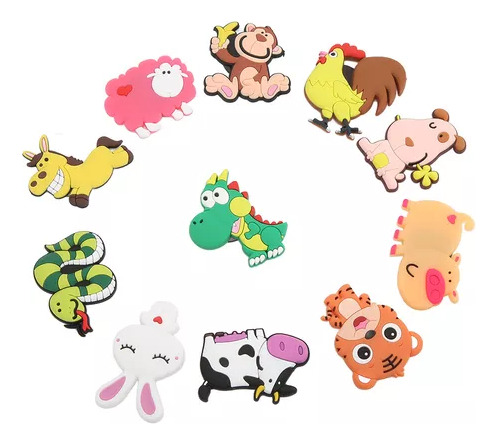 11 Imanes De Nevera Con Dibujos Animados Para Nevera Con For