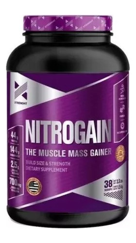 Nitrogain 1,5kg Xtrenght Ganador De Peso - V/sabores X3 Unid