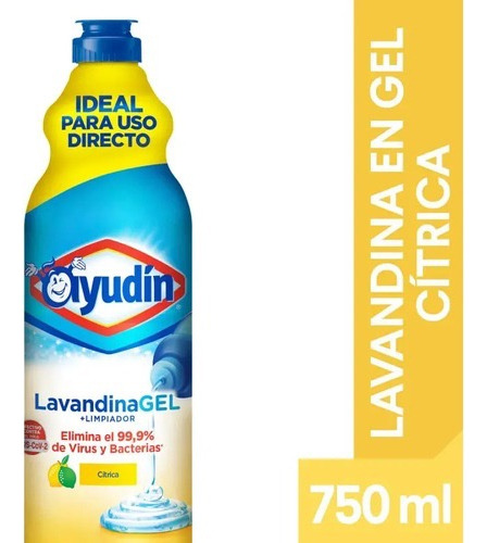 Ayudin Lavandina En Gel Citric X 750ml