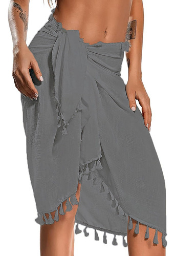 Bsubseach Mujer Cover Up De Playa Falda Cortas Con Flecos Color Talla Diseño De La Tela