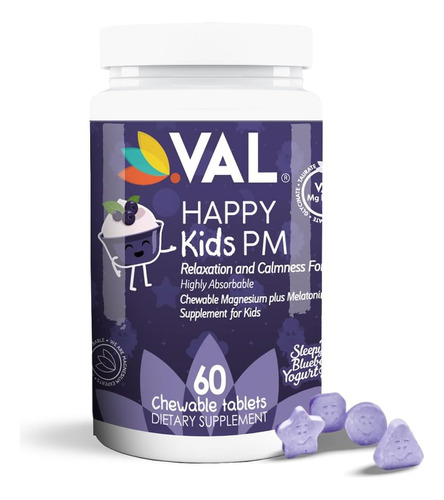 Val Kids Sleepy Grape Pm Masticable: Magnesio, Manzanilla, V