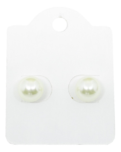 1000 Cartelas Brancas Dupla Face Para Brinco - 5,5 X 4,5 Cm