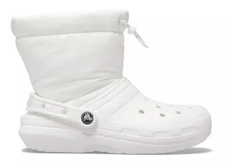 Crocs Classic Lined Neo Puff Boot Blanco