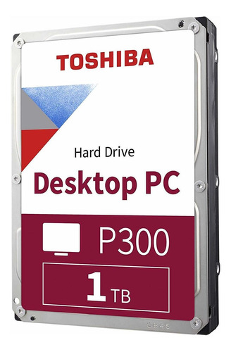 Imagen 2 de 7 de Disco Duro Interno Toshiba P300 1tb Pc Plata !!