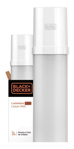 Luminaria Led Linear Pro Ip65 18w 60cm 6500k Black+decker
