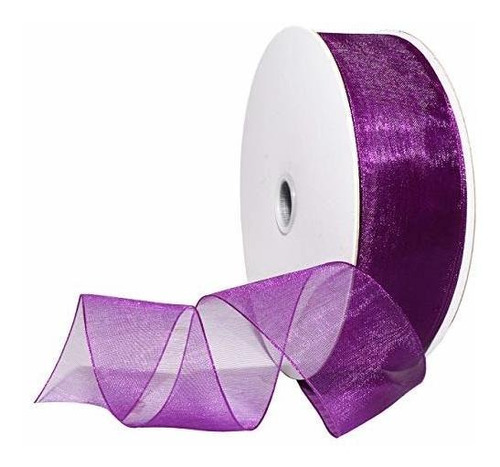 Morex Ribbon Organdy Ribbon, 1-1/2 Pulgadas Por 100 Yardas, 