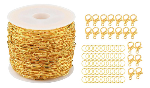 Cadena De Cable De Clip De Papel Diy Para Hacer Joyas,