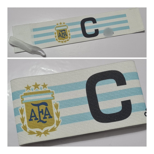 Imagen 1 de 1 de Cinta De Capitán Selección Argentina Mod.6 Adulto/dama/niño