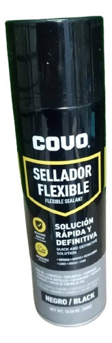 Spray Sellador Flexible Para Impermeabilizar 300g Negro Covo