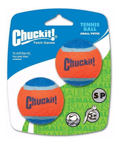 Juguete Perros Chuckit Tennis Ball Alta Visibilidad Small 2