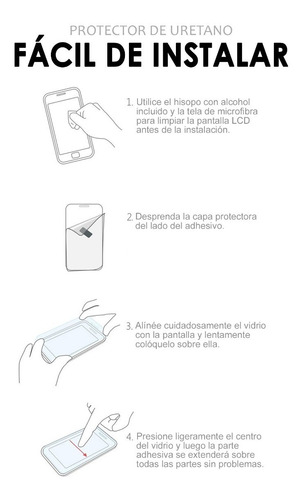 Mica Hidrogel Para iPhone 7 8 Se2 Se3 Compatible Sensor 2pzs