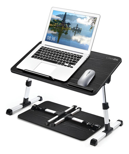 Mesa Plegable Soporte Para Notebook Macbook Multiuso Madera