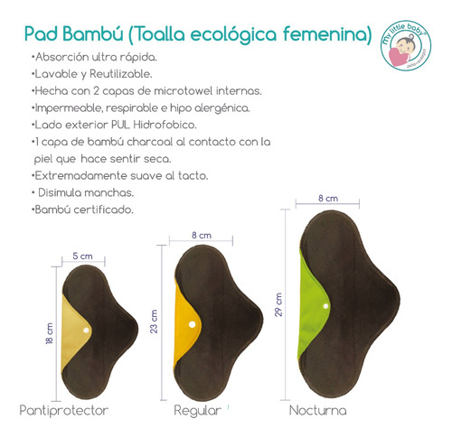 Pack 5 Toallas Femeninas Nocturnas De Alta Absorción