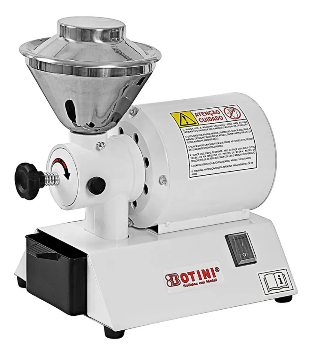 Moedor De Café Elétrico Botini B55 Bivolt 8kg/h Branco