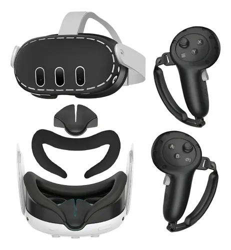 Kit Completo Capa Proteção Silicone Para Quest 3 Protetor Vr ...