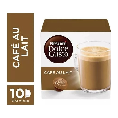 Capsulas Dolce Gusto Cafe Au Lait. Precio Por Caja