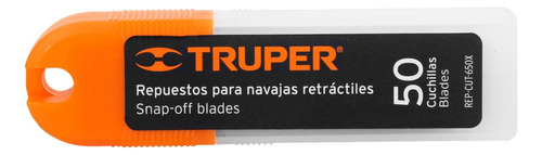 Estuche Con 50 Cuchillas De Repuesto Para Cutter De 18mm