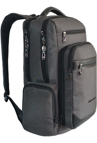 Imagen 3 de 6 de Mochila Morral Hombre Mujer Oficina Viaje Laptop Tablet Vtrx