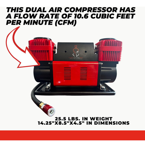 Compresor De Aire Thor Lightning Bolt 12v 10.6 Cfm