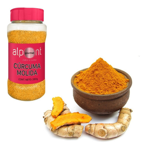 Alpont Cúrcuma Molida 280 Gramos 2 Piezas