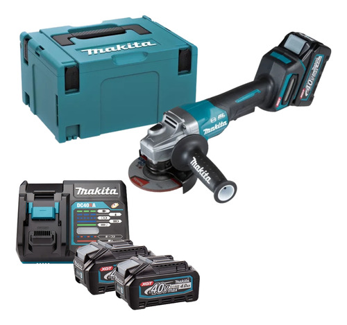 Esmerilhadeira Makita Angular A Bateria 115mm 2 Bateria 127v