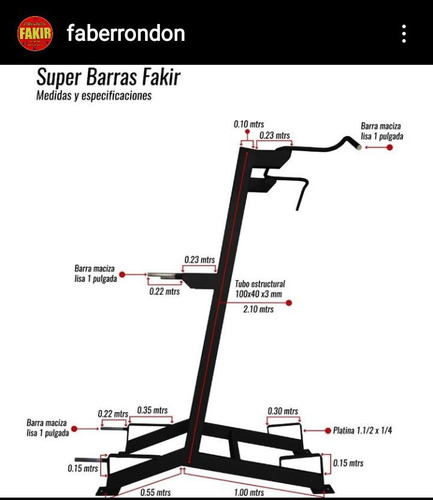 Super Barras Paralelas, Somos Fabricantes De La Marca Fakir