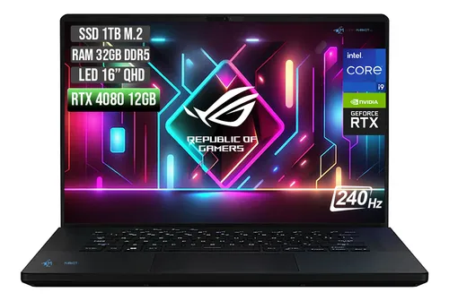 Asus Rog Zephyrus Intel Core I9 Ssd 1tb + Ram 32gb Rtx 4080