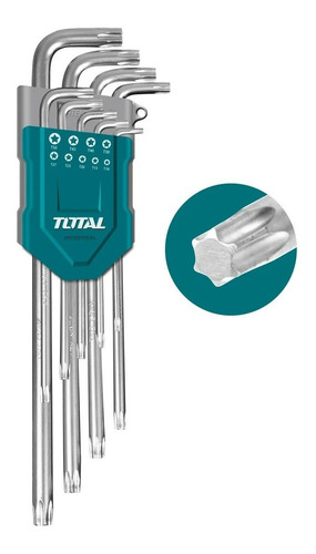 Juego Llaves Allen Torx T10 A T15 Total 9 Pz Industrial