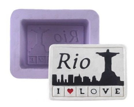 Molde Forma Silicone I Love Rio - Mod 02