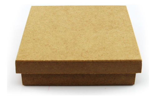 Caixa Tampa Sapato Carmind Mdf - Madeira Crua 15x15