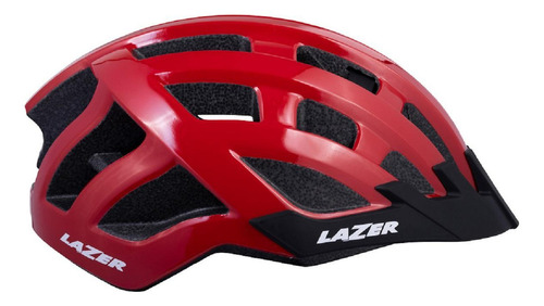 Capacete Shimano Lazer Mtb Compact Tamanho Unico Vermelho