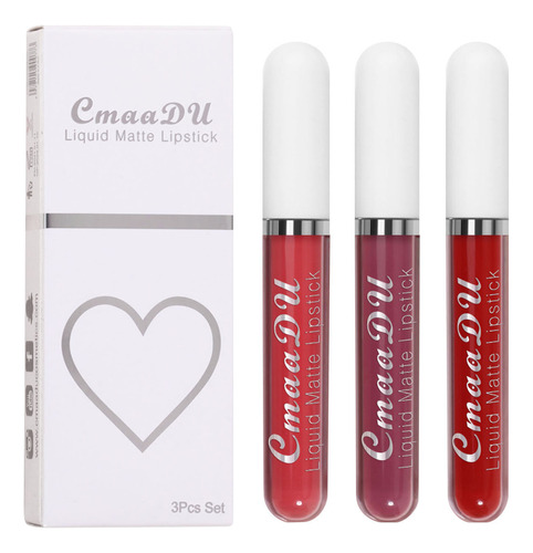 Esmalte Labial Mate S 3 Of En Una Caja Con Labio Sin Forma D