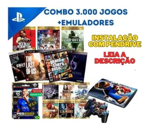 Pacote + De 14mil Jogos Ps3 Mídia Digital Envio Imediato